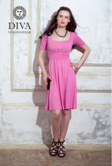 Платье для кормящих и беременных Diva Nursingwear Stella, Rose