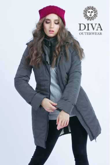 Слингокуртка зимняя 4 в 1 Diva Outerwear Grafite