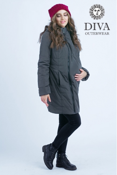 Слингокуртка зимняя 4 в 1 Diva Outerwear Grafite