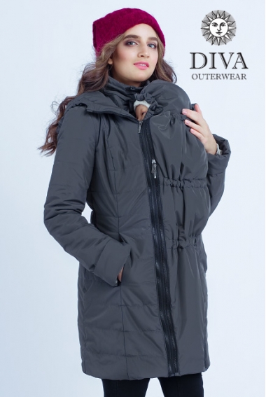 Слингокуртка зимняя 4 в 1 Diva Outerwear Grafite