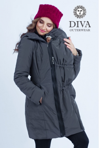 Слингокуртка зимняя 4 в 1 Diva Outerwear Grafite