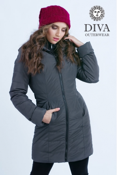 Слингокуртка зимняя 4 в 1 Diva Outerwear Grafite