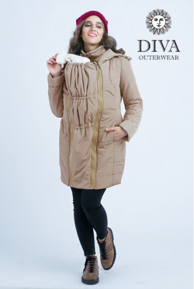 Слингокуртка зимняя 4 в 1 Diva Outerwear Moka