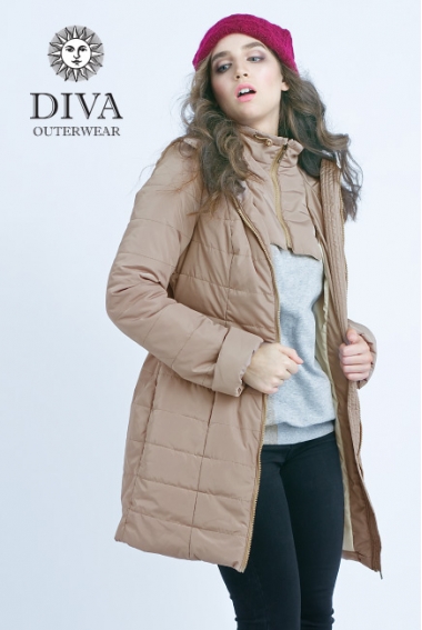 Слингокуртка зимняя 4 в 1 Diva Outerwear Moka