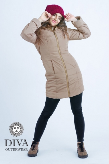 Слингокуртка зимняя 4 в 1 Diva Outerwear Moka