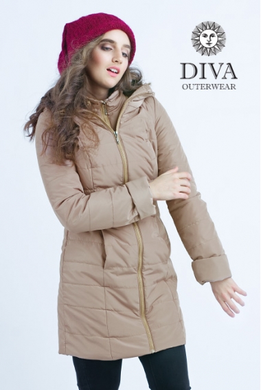 Слингокуртка зимняя 4 в 1 Diva Outerwear Moka