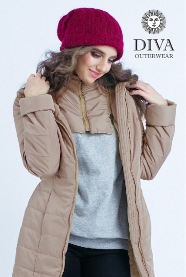 Слингокуртка зимняя 4 в 1 Diva Outerwear Moka