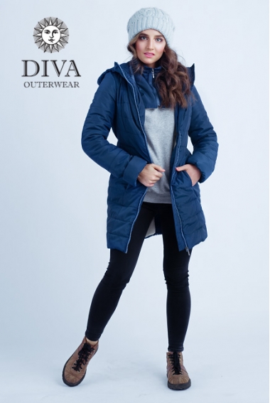 Слингокуртка зимняя 4 в 1 Diva Outerwear Azzurro