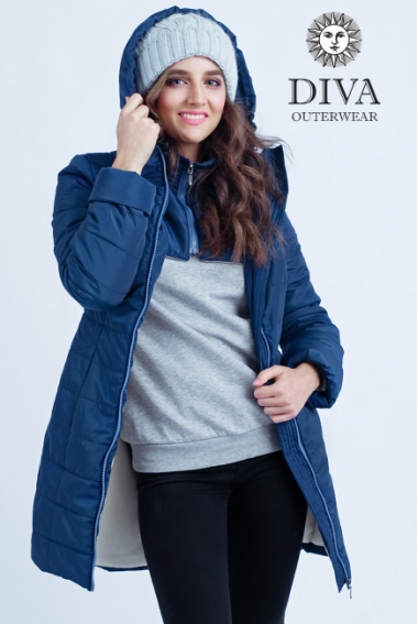 Слингокуртка зимняя 4 в 1 Diva Outerwear Azzurro