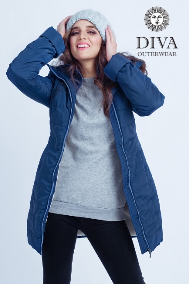 Слингокуртка зимняя 4 в 1 Diva Outerwear Azzurro