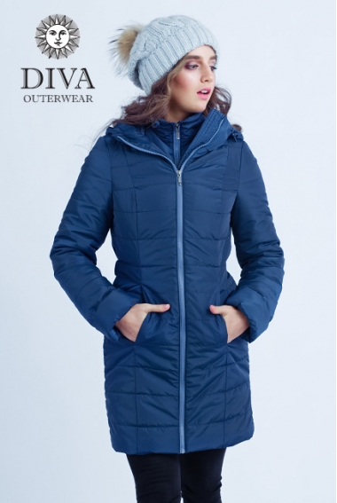 Слингокуртка зимняя 4 в 1 Diva Outerwear Azzurro