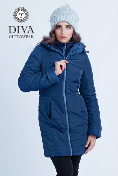 Слингокуртка зимняя 4 в 1 Diva Outerwear Azzurro