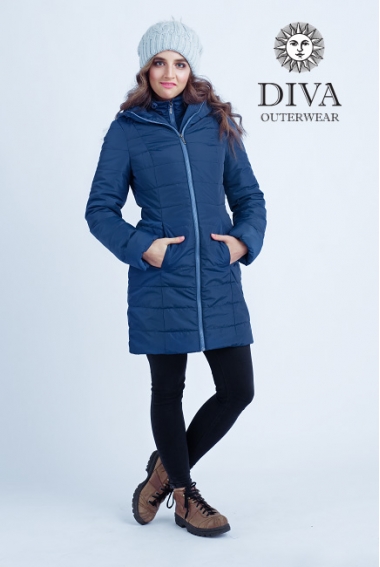 Слингокуртка зимняя 4 в 1 Diva Outerwear Azzurro