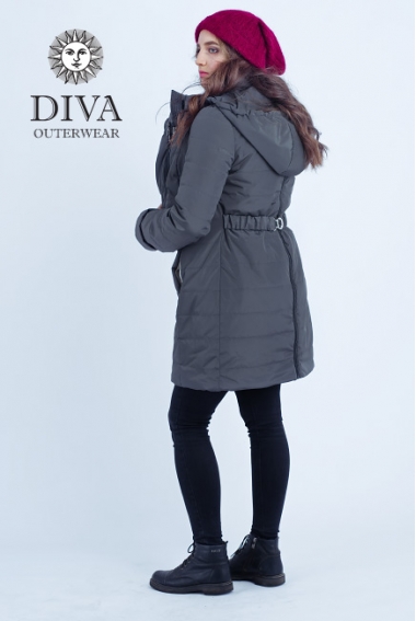 Слингокуртка зимняя 4 в 1 Diva Outerwear Grafite