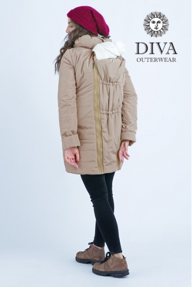 Слингокуртка зимняя 4 в 1 Diva Outerwear Moka