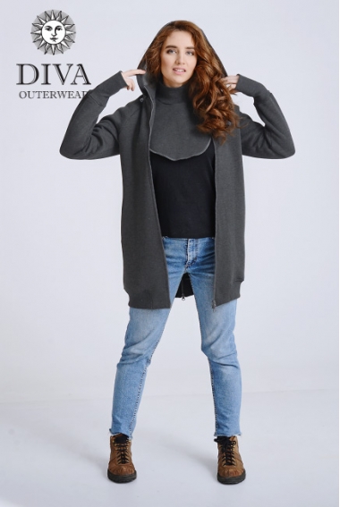 Слинготолстовка Diva Outerwear 4в1, Antracite