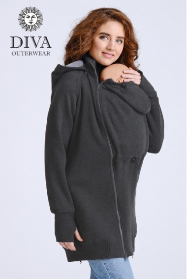 Слинготолстовка Diva Outerwear 4в1, Antracite