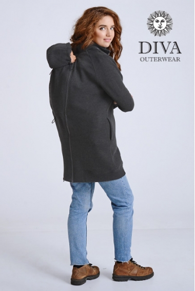 Слинготолстовка Diva Outerwear 4в1, Antracite