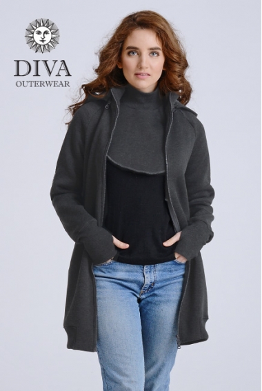 Слинготолстовка Diva Outerwear 4в1, Antracite