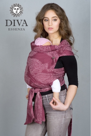 Май-слинг Diva Essenza, Berry Linen со льном