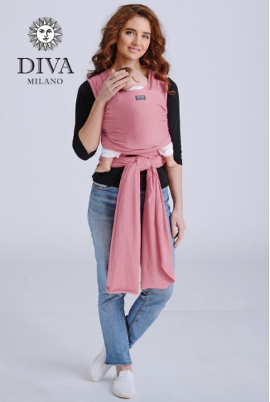 Слинг-шарф трикотажный Diva Stretchy, Rose