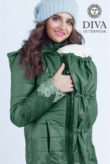 Слингокуртка зимняя 3 в 1 Diva Outerwear Pino Snowflakes