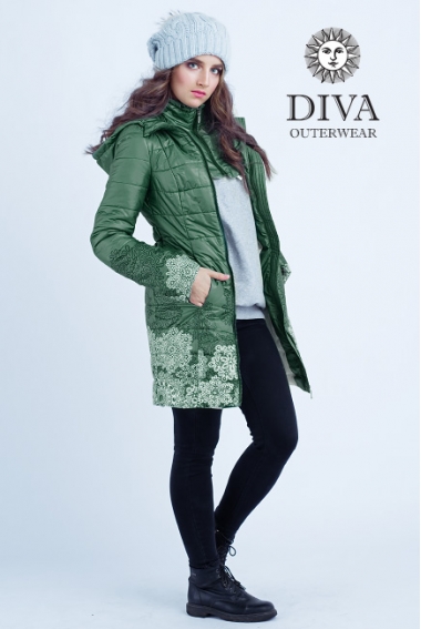 Слингокуртка зимняя 3 в 1 Diva Outerwear Pino Snowflakes