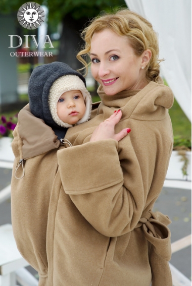 Слингопальто зимнее Diva Outerwear Cammello