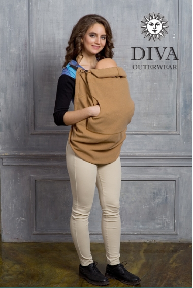 Слингонакидка из шерсти Diva Outerwear Cammello (верблюжий)