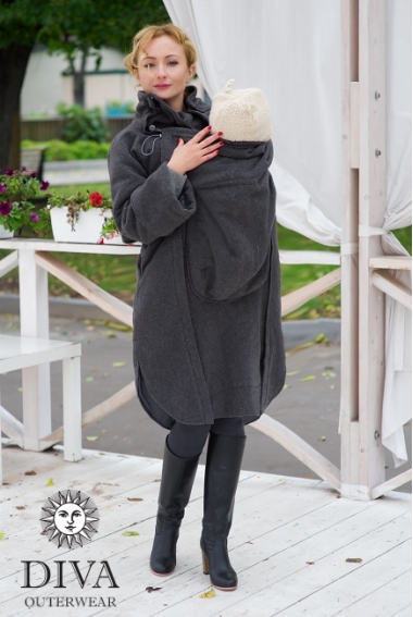 Слингопальто зимнее Diva Outerwear Antracite