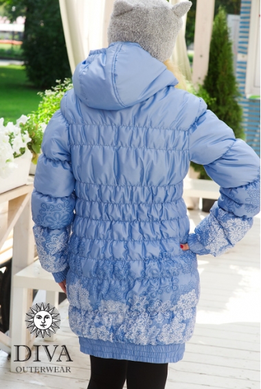 Слингокуртка Diva Outerwear Azzurro