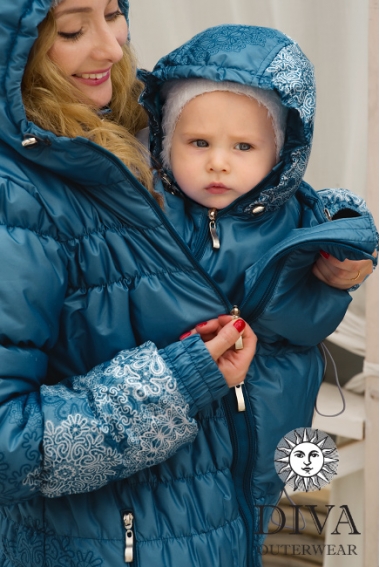 Слингокуртка Diva Outerwear Azzurro