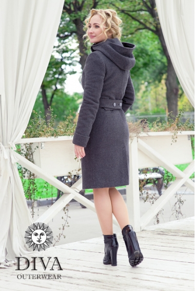 Слингопальто зимнее Diva Outerwear Antracite