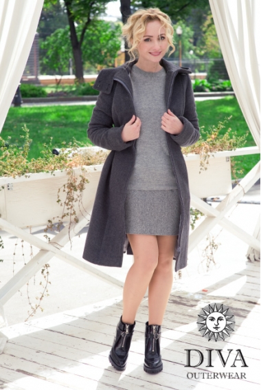 Слингопальто зимнее Diva Outerwear Antracite