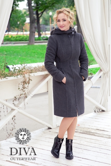 Слингопальто зимнее Diva Outerwear Antracite