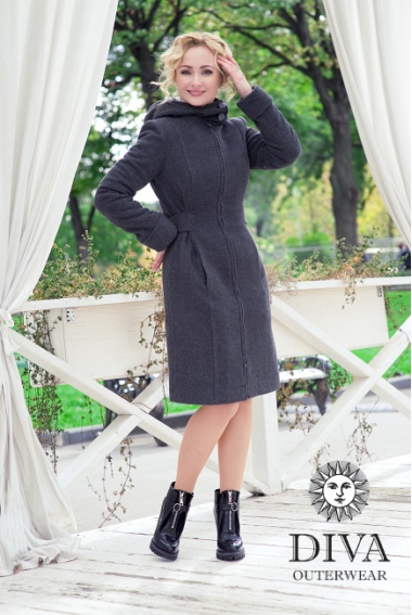 Слингопальто зимнее Diva Outerwear Antracite