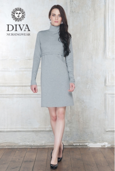 Платье для кормящих Diva Nursingwear Simone, цвет Nebbia