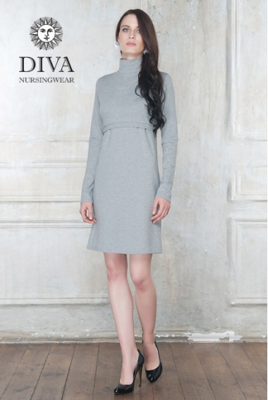 Платье для кормящих Diva Nursingwear Simone, цвет Nebbia