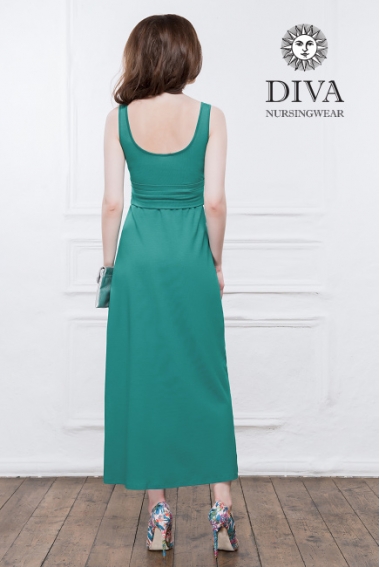 Сарафан для кормящих и беременных Diva Nursingwear Alba Maxi, Smeraldo