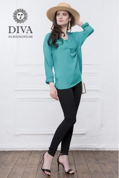 Топ для кормящих и беременных Diva Nursingwear Carla, Smeraldo