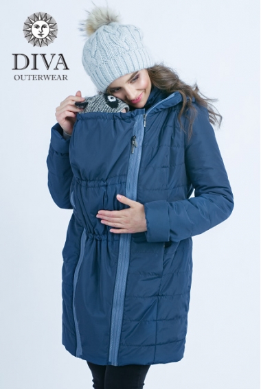 Слингокуртка зимняя 4 в 1 Diva Outerwear Azzurro