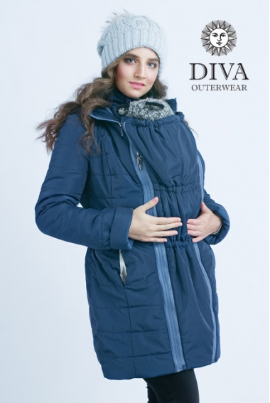 Слингокуртка зимняя 4 в 1 Diva Outerwear Azzurro