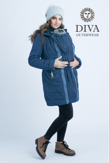 Слингокуртка зимняя 4 в 1 Diva Outerwear Azzurro