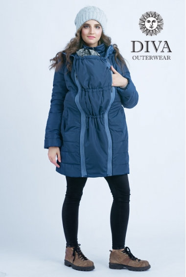 Слингокуртка зимняя 4 в 1 Diva Outerwear Azzurro