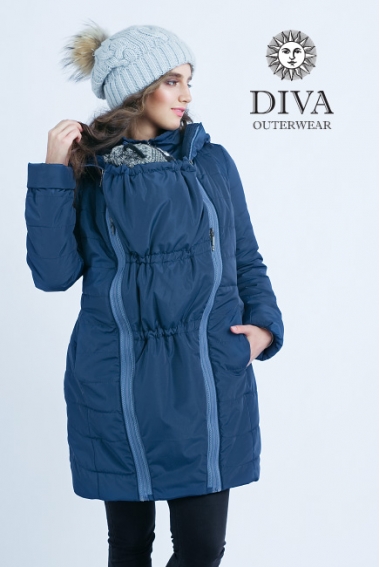 Слингокуртка зимняя 4 в 1 Diva Outerwear Azzurro