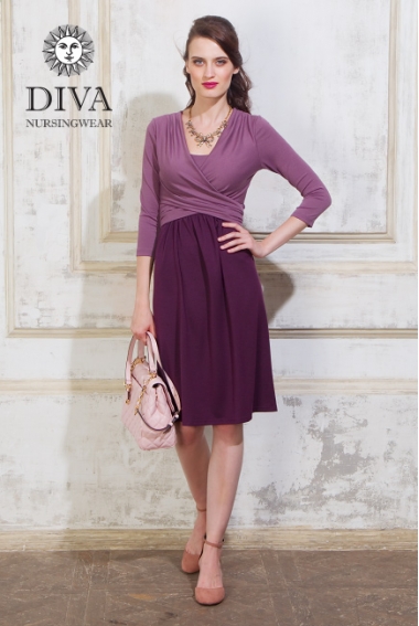 Платье для кормящих и беременных Diva Nursingwear Ornella, Lavanda