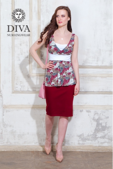 Топ для кормящих и беременных Diva Nursingwear Alba, Rose